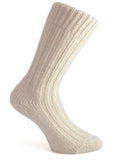 Cream Irish wool sock