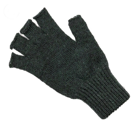 British wool fingerless gloves 