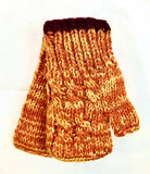 Space dye knitted hand warmers irange