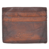 Vintage Leather Card Holder back