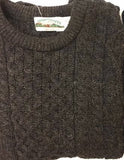 Charcoal Irish Aran Sweater