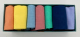 Colours of the rainbow box of bamboo socks