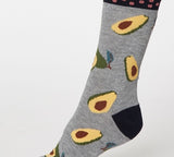 Avocado bamboo socks in gift bag