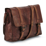 VINTAGE STYLE LEATHER SATCHEL