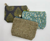 Patterned cotton purses