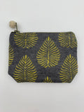 Patterned cotton purse