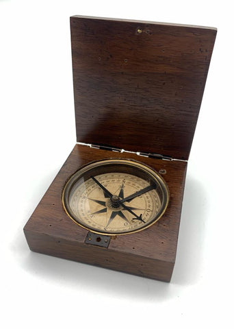 Lewis & Clark Compass in wooden box