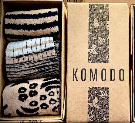 Komodo gift box of socks stripe