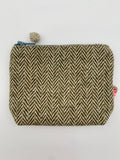 Patterned cotton purse