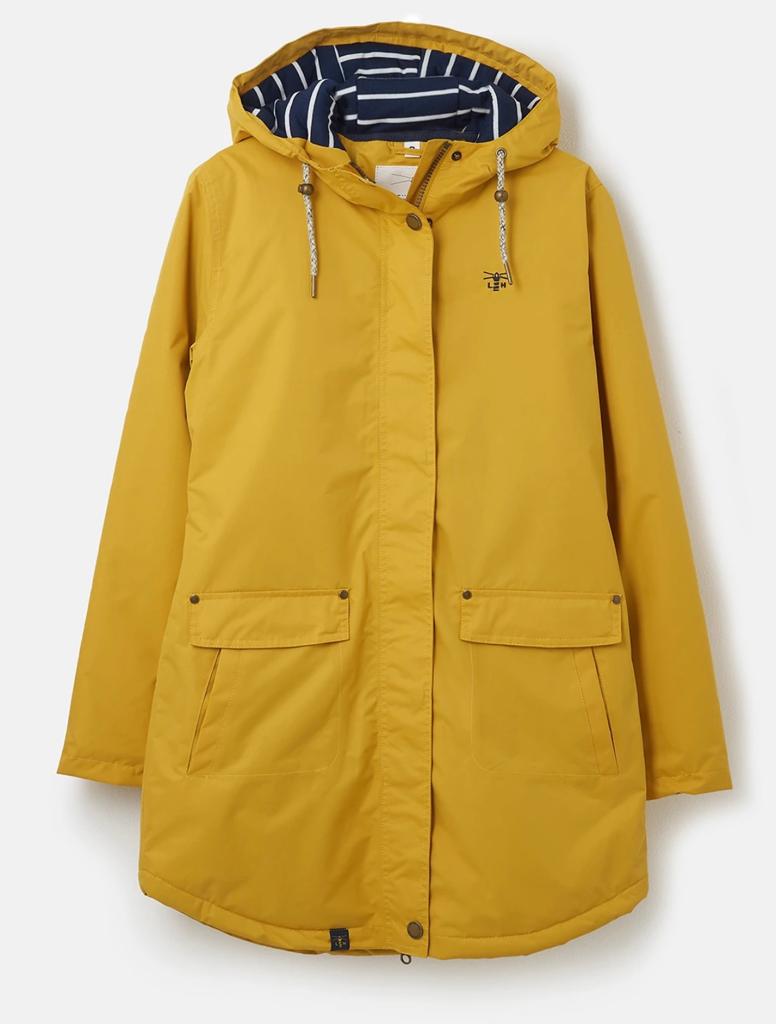 Lazy Jacks Ladies Mustard Raincoat Yellow Waterproof Coat Womens